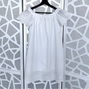 100% Cotton, Embroidered Summer Dress / Swim Cover Up, Size S